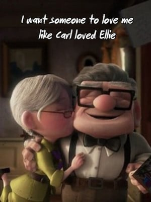 ... who is loving me and would love me like carl the kind of love i want