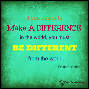 You Make a Difference