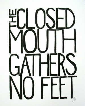 HAH! Foot in Mouth Syndrome