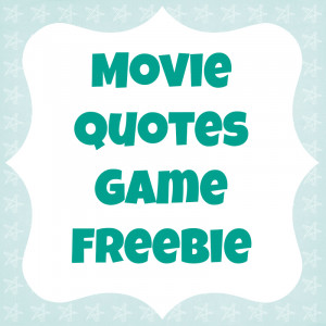 Fun Movie Quotes Game freebie