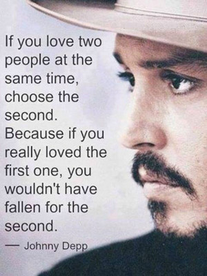 Johnny Depp Quotes Love Two...