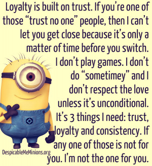 Quotes About Loyalty and Trust