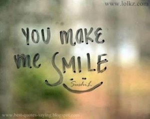 ... www.best quotes sayings.blogspot.com You Make Me Smile Quotes Tumblr