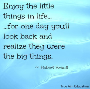 Enjoy the little things! - faith & family