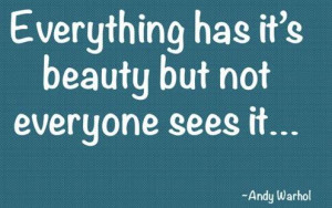 Everything Has Its Beauty, But Not Everyone Sees It - Beauty Quote
