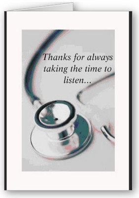 How do I avoid my thank you note being scanned into my medical ...