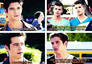 Teen Wolf - Scott, twins, Stiles and Isaac