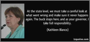 At the state level, we must take a careful look at what went wrong and ...