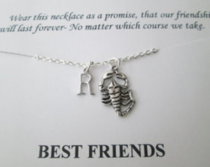 Gymnastics, Initial Necklace- Quote Card/ Best Friends ...