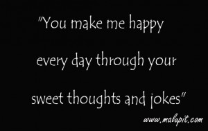 You Make Me Happy Quotes For Him 