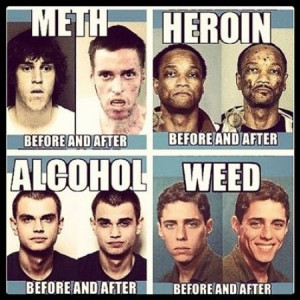 Before and After Drug Abuse