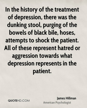 In the history of the treatment of depression, there was the dunking ...
