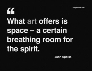 Quote by John Updike | http://www.designhoover.com/