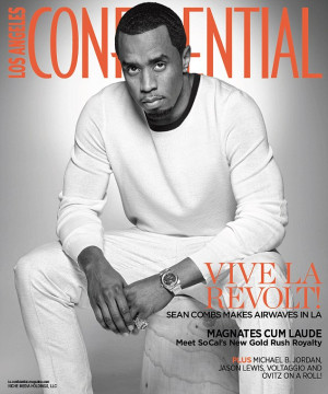 Diddy does a fashion spread, talks spoiling his kids (photos)