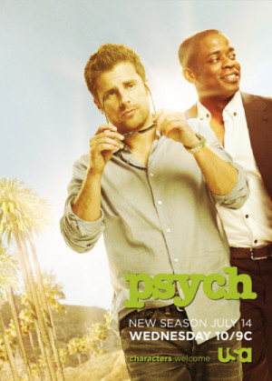 The network just released a poster hyping Psych 's fifth season. It ...