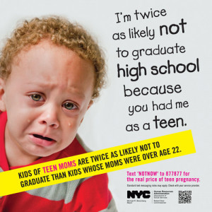 Advocates in New York City are reacting to new posters showing the ...