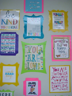 and some closer views at some of the great sayings...