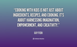 Cooking with kids is not just about ingredients, recipes, and cooking ...
