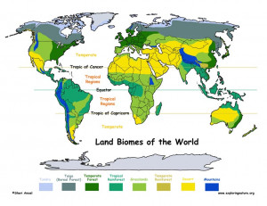 Biome Locations Earth