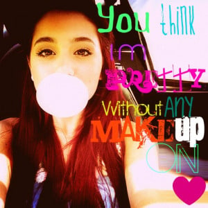 Ariana with Song Quotes - cat-valentine Fan Art