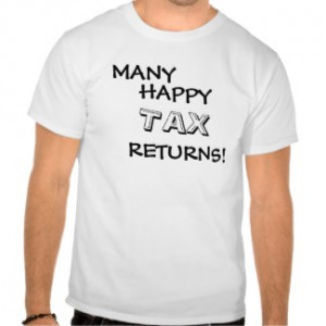 Happy Tax Returns Tax Preparer Accountant Tee shirt