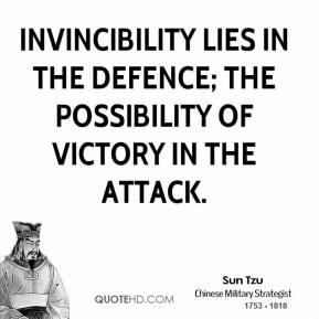 sun tzu sun tzu invincibility lies in the defence the possibility of
