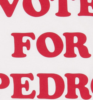 Details about Official Men's Vote for Pedro Napoleon Dynamite Ringer T ...
