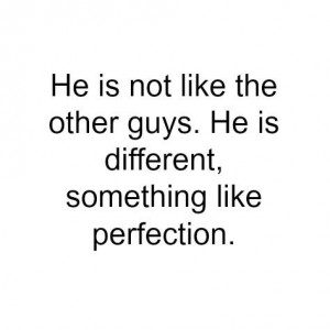 The perfect boy don't exist