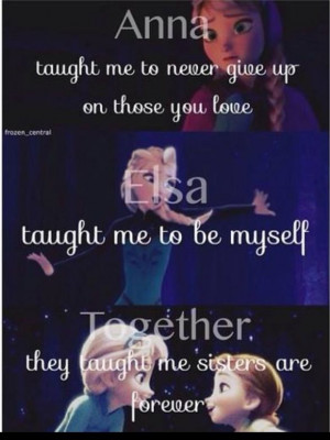 Frozen Sisters Are Forever