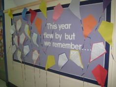 ... end of year writing assignment and summer bulletin board display. More