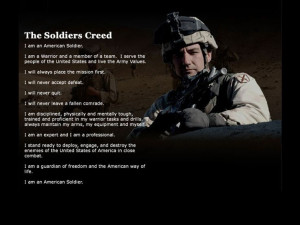 The American Soldiers Creed.. I cried when my son Spc. Evan Gudelski ...