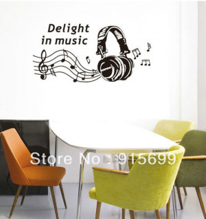 Funny-Wall-Decal-Music-Wall-Stickers-Deccals-for-Living-Room-Wall ...