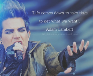 BLOG - Funny Adam Lambert Quotes