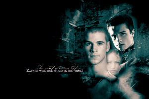 The Hunger Games Gale, Katniss and Peeta