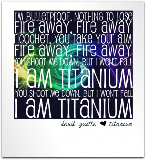 David Guetta - Titanium - Lyrics #songs #lyrics #poems #quotes #artist ...