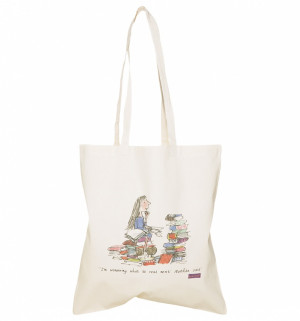 Detalles de Oficial Roald Dahl Matilda citar Canvas Tote Bag - ver ...