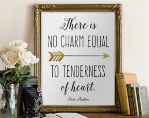 Jane Austen quote PRINT art wall de cor Wall printable inspirational ...