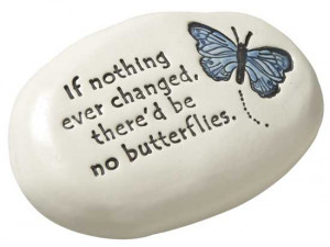 Butterfly Changes Stone
