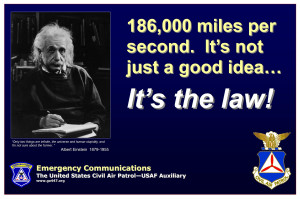 186,000 miles per second …..It’s Not Just A “ Good Idea ...