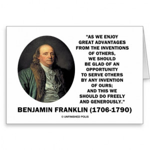 benjamin_franklin_great_advantages_invention_quote_card ...