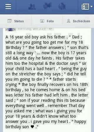 So touching and incredibly sad