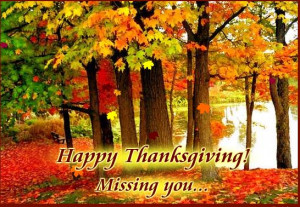 Thanksgiving Miss You Cards