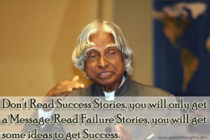 ... Quotes-Thoughts-Inspirational-Dr. APJ Abdul Kalam-Success-failure