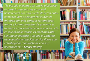 Quote from Melvil Dewey