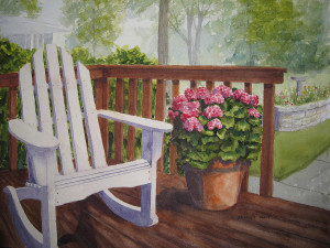 Back Porch Painting