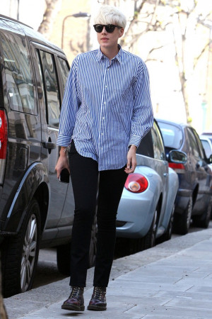 Agyness Deyn On The Street In London Celebrity Fashion