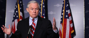 Jeff Sessions (R-AL) speaks to the media after the Senate Judiciary ...