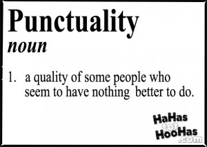 PUNCTUALITY