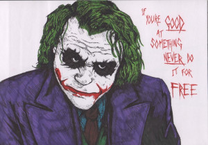 Joker Quotes If You Are Good At Something Wallpaper Joker quotes if ...
