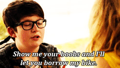 ... me your boobs and I'll let you borrow my bike. Walk of Shame quotes